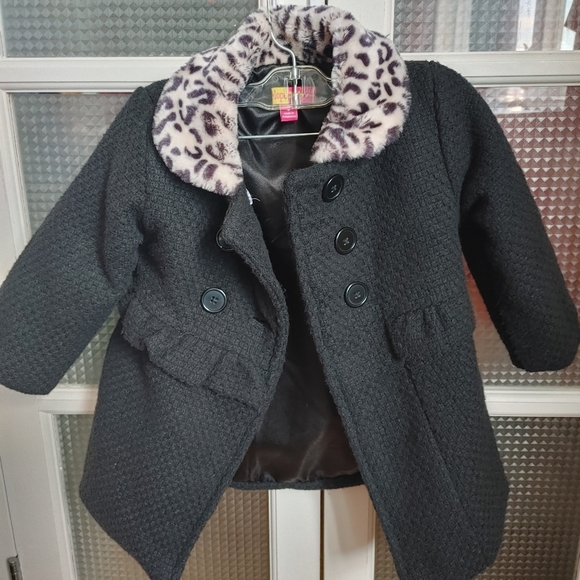 Penelope Mack Toddler Dress Coat with Beret - Picture 9 of 13